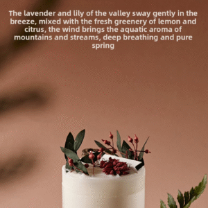 Luxury Long-Lasting Floral Scented Candle